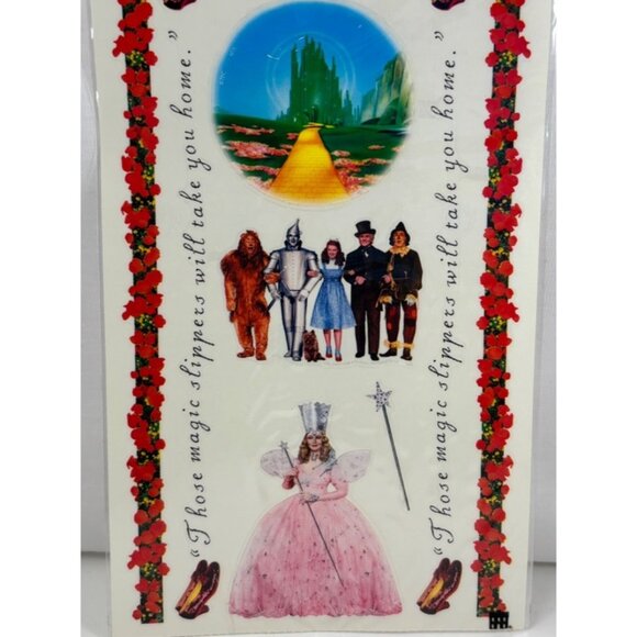 Wizard Of Oz StickyPix Acid-Free Sticker Sheet Dorothy & Friends 12"x5" - Picture 3 of 4